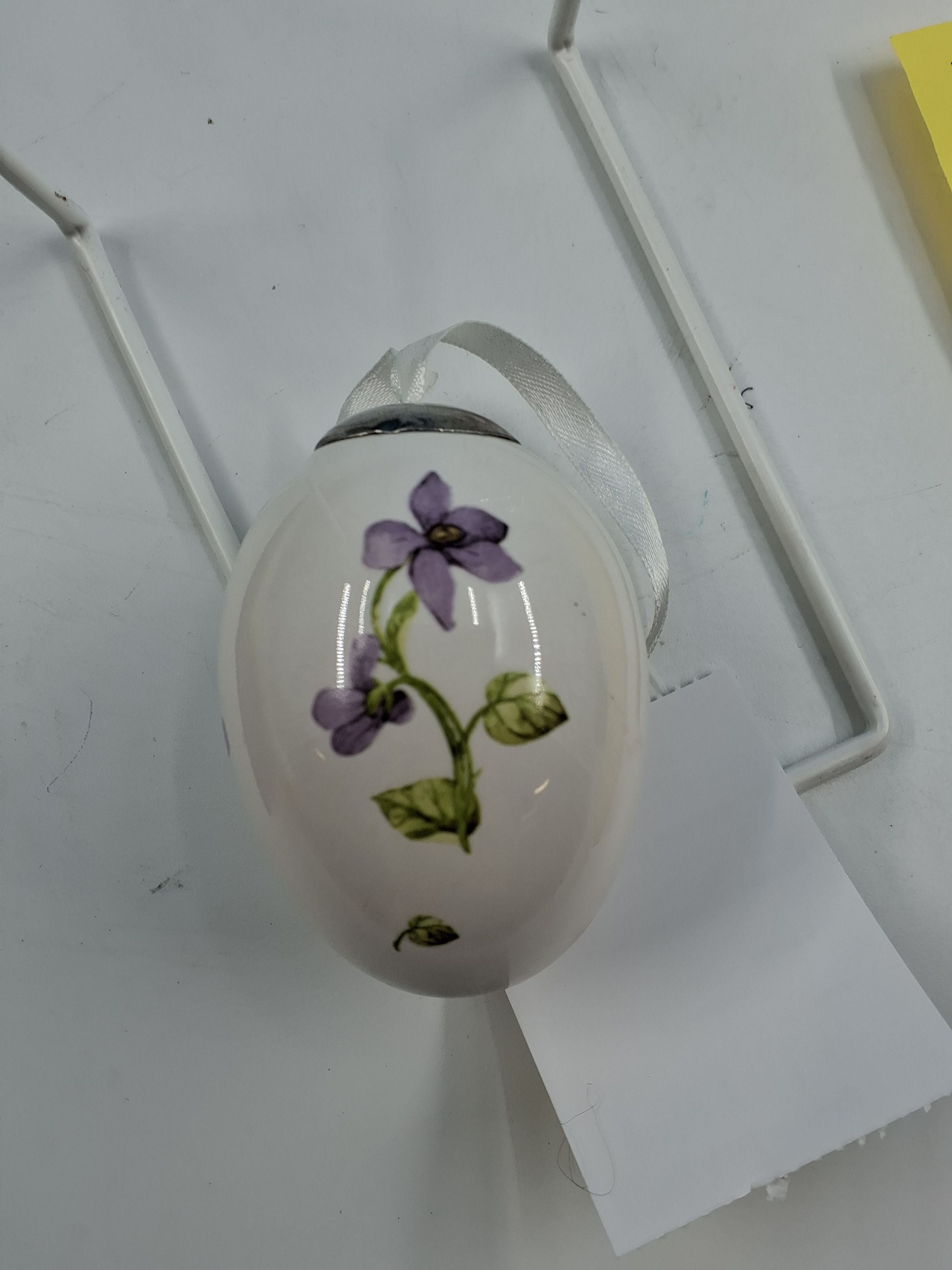 Påskeæg lilla blomst